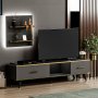 HANAH HOME TV polica Aren Anthracite - slika 5