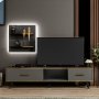 HANAH HOME TV polica Aren Anthracite - slika 1