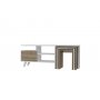 HANAH HOME TV polica Nature White Walnut - slika 4