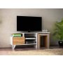 HANAH HOME TV polica Nature White Walnut - slika 1