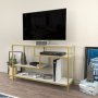 HANAH HOME TV polica Robbins Gold White - slika 3