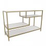 HANAH HOME TV polica Robbins Gold White - slika 4