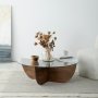 HANAH HOME Sto Lily Wood Walnut ( 552NOS1474 ) - slika 2