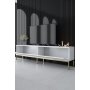 HANAH HOME TV polica Lord White Gold - slika 2