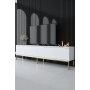 HANAH HOME TV polica Lord White Gold - slika 1