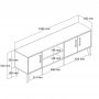 HANAH HOME TV polica Exxen 1586 - slika 5