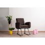 Atelier del Sofa Stolica za ljuljanje Kono Brown - slika 1