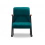 Atelier del Sofa Stolica za ljuljanje Yoka Petrol Blue - slika 2