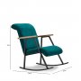 Atelier del Sofa Stolica za ljuljanje Yoka Petrol Blue - slika 5
