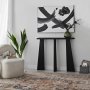 HANAH HOME Polica Cleopatra Anthracite - slika 2