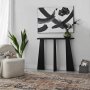 HANAH HOME Polica Cleopatra Anthracite - slika 1