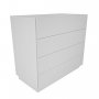 HANAH HOME Komoda Lines White - slika 4