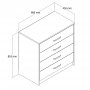 HANAH HOME Komoda Grande 3602 - slika 5