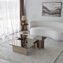 HANAH HOME Set stolova Jazz Beige Bronze - slika 2