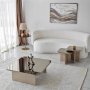 HANAH HOME Set stolova Jazz Beige Bronze - slika 4