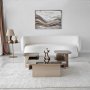 HANAH HOME Set stolova Jazz Beige Bronze - slika 1