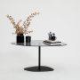 HANAH HOME Sto za dnevnu sobu Soho Dark Grey Black - slika 4