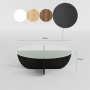 HANAH HOME Sto za dnevnu sobu Lily Black - slika 4