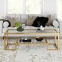 HANAH HOME Sto za dnevnu sobu Atlantic Gold - slika 2
