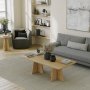 HANAH HOME Sto za dnevnu sobu Mushroom 2 Sapphire Oak - slika 2