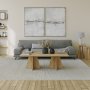 HANAH HOME Sto za dnevnu sobu Mushroom 2 Sapphire Oak - slika 1