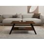HANAH HOME Sto za dnevnu sobu Konik Walnut - slika 2