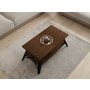 HANAH HOME Sto za dnevnu sobu Konik Walnut - slika 3