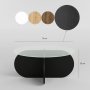 HANAH HOME Sto za dnevnu sobu Bubble Black - slika 5