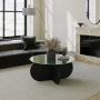 HANAH HOME Sto za dnevnu sobu Bubble Black - slika 1