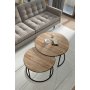HANAH HOME Sto za dnevnu sobu Kyoto Antique Pine - slika 3