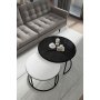 HANAH HOME Sto za dnevnu sobu Kyoto Fume White - slika 3