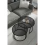 HANAH HOME Sto za dnevnu sobu Kyoto Fume - slika 3