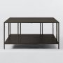 HANAH HOME Sto za dnevnu sobu Uranus Black Chipboard - slika 2