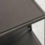 HANAH HOME Sto za dnevnu sobu Uranus Black Chipboard - slika 4