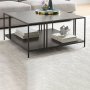 HANAH HOME Sto za dnevnu sobu Uranus Black Chipboard - slika 1