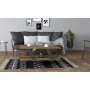 HANAH HOME Sto za dnevnu sobu Tabla Anthracite Walnut - slika 2