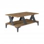 HANAH HOME Sto za dnevnu sobu Tabla Anthracite Walnut - slika 3