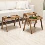 HANAH HOME Set stolova Paris Walnut - slika 2