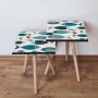 HANAH HOME Set stolova 2Shp269 Green - slika 1