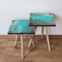 HANAH HOME Set stolova 2Shp57 Turquoise - slika 1