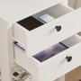 HANAH HOME Noćni stočić Ruzisa White v2 - slika 2