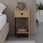 HANAH HOME Noćni stočić Sirius Right Oak - slika 5