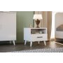 HANAH HOME Noćni stočić Lavinia 501 White - slika 2