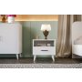 HANAH HOME Noćni stočić Lavinia 501 White - slika 1
