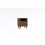HANAH HOME Noćni stočić Barlo Walnut - slika 3
