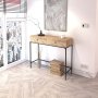HANAH HOME Komoda Akca BlackOak - slika 4