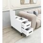 HANAH HOME Pomoćni stočić Island White - slika 1