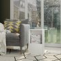 HANAH HOME Pomoćni stočić Serce White - slika 2
