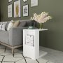 HANAH HOME Pomoćni stočić Serce White - slika 1