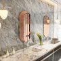 HANAH HOME Ogledalo Riors Bronze Gold - slika 3